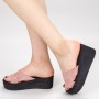 Papuci Dama cu Platforma NX3 Pink Mei