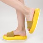 Papuci Dama cu Platforma YSY1 Yellow Mei