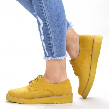 Pantofi Casual Dama DS3 Yellow Mei