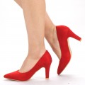 Pantofi cu Toc YXD5A Red (001) Mei