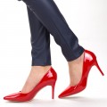 Pantofi cu Toc LLH6 Red (001) Mei