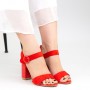 Sandale Dama cu Toc YBS76 Red Mei