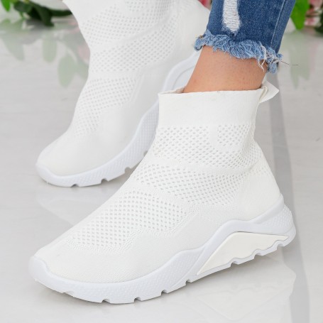 Pantofi Sport Dama LI3 White Mei