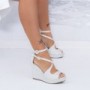 Sandale Dama cu Platforma TY10A Argintiu Mei