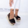 Sandale Dama cu Platforma FS27 Negru Mei