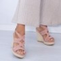 Sandale Dama cu Platforma HXS15 Roz Mei