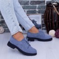 Pantofi Casual Dama H1 Albastru (N12) Mei