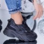 Pantofi Sport Dama cu Platforma WL167 Negru Mei