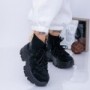 Pantofi Sport Dama cu Platforma WL119 Negru Mei