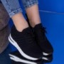 Pantofi Sport Dama cu Platforma KDN32 Negru Mei