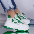 Pantofi Sport Dama cu Platforma WL239 Verde (A18) Mei