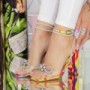 Sandale Dama cu Toc gros XKK526 Multicolor Mei