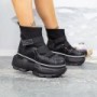 Pantofi Sport Dama cu Platforma 2W239 Negru Mei