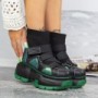 Pantofi Sport Dama cu Platforma 2W239 Verde Mei