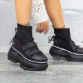 Pantofi Sport Dama cu Platforma 2W250 Negru (C49) Mei